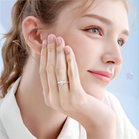 Thumbnail for Sanrio Cinnamoroll Crystal Heart Ring - ArtGalleryZen