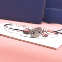 Thumbnail for Sanrio Crystal Hello Kitty Bangle Bracelet - ArtGalleryZen