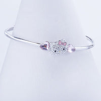 Thumbnail for Sanrio Crystal Hello Kitty Bangle Bracelet - ArtGalleryZen