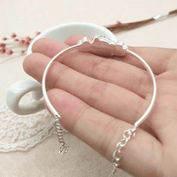 Thumbnail for Sanrio Crystal Hello Kitty Bangle Bracelet - ArtGalleryZen