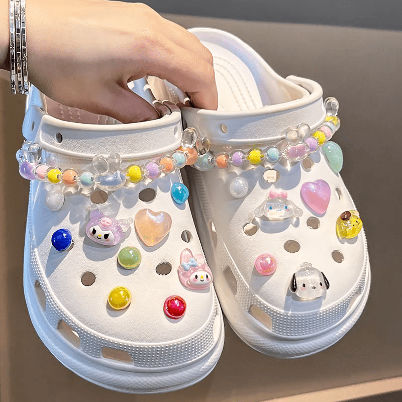 Sanrio Cute Crocs Sandals Decoration Shoe Charms - ArtGalleryZen