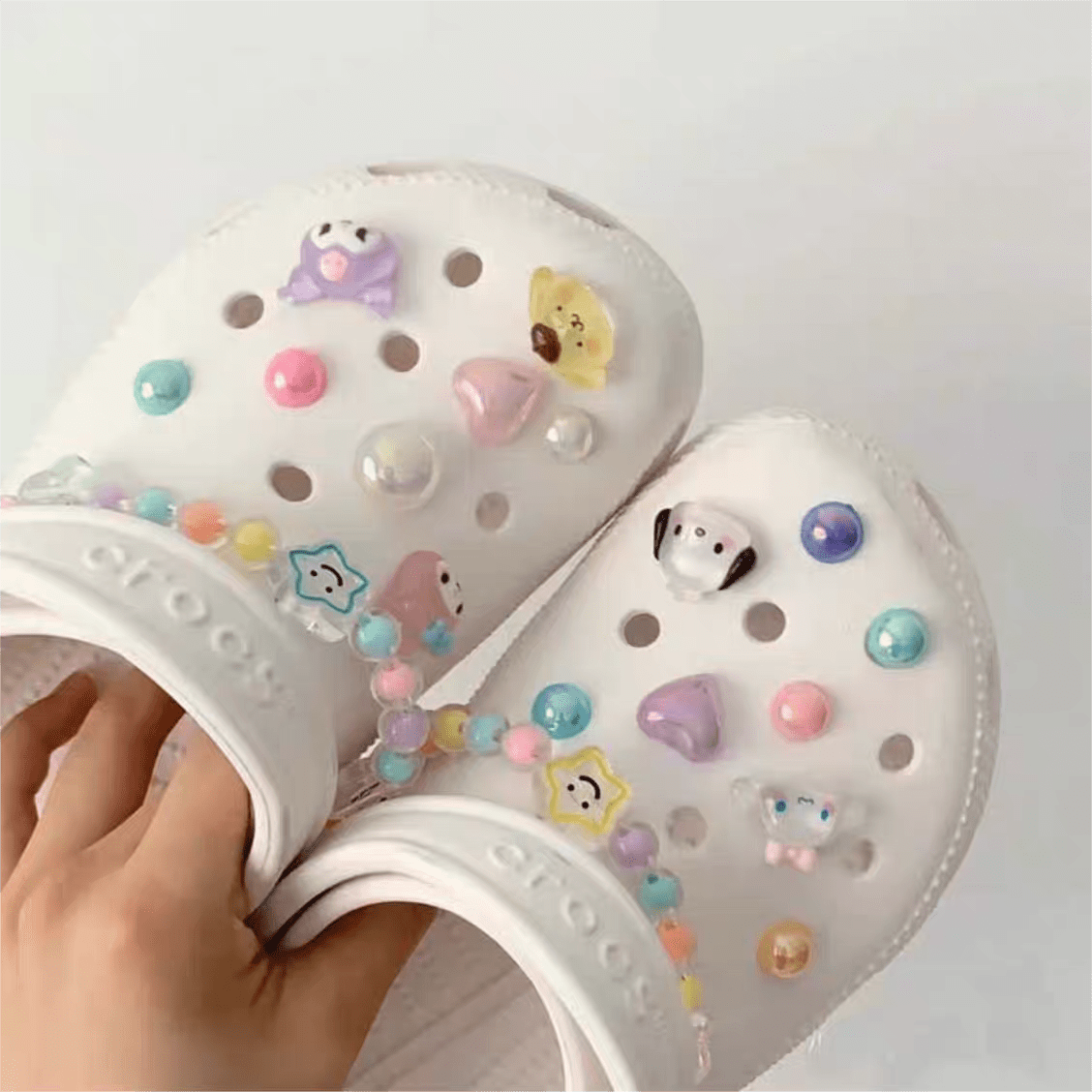Sanrio Cute Crocs Sandals Decoration Shoe Charms – ArtGalleryZen