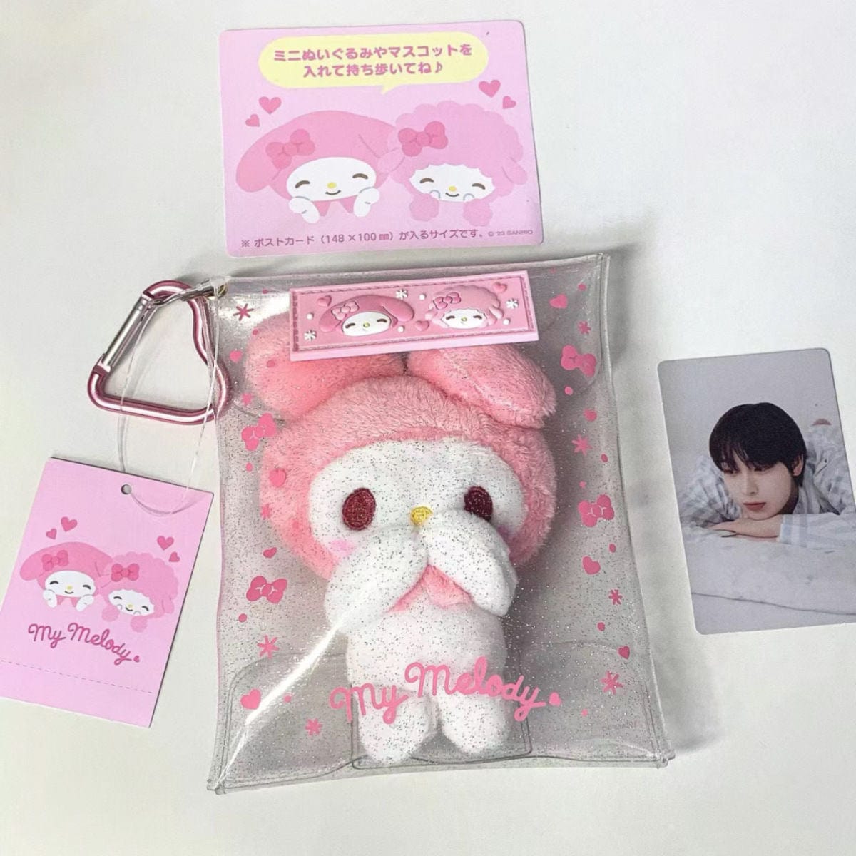 Sanrio Cute Doll Storage Kpop Display Keychain Bag - ArtGalleryZen