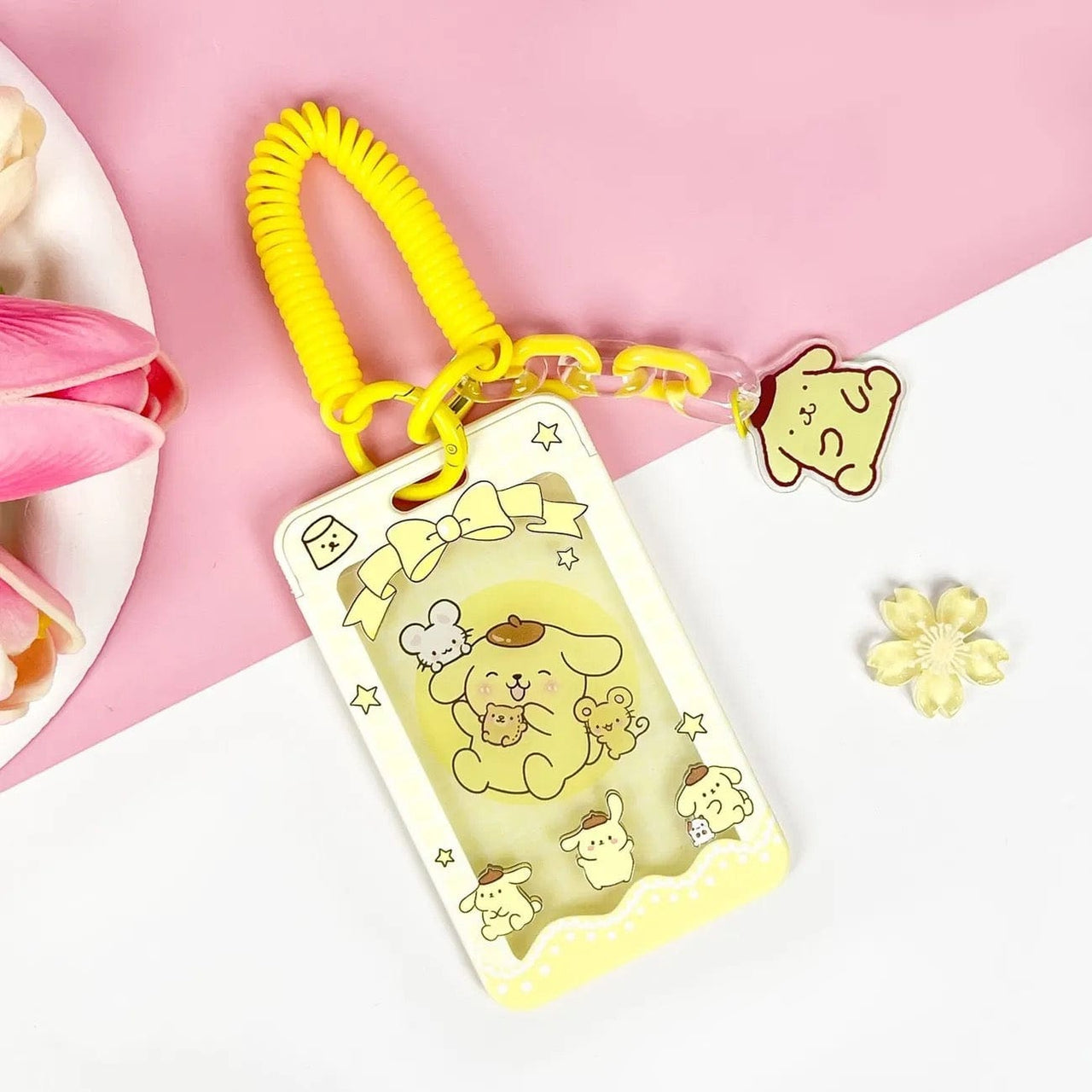 Sanrio Cute Kpop Keychain Acrylic Photocard Holder - ArtGalleryZen