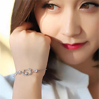 Thumbnail for Sanrio CZ Inlaid Crystal Hello Kitty Bracelet - ArtGalleryZen