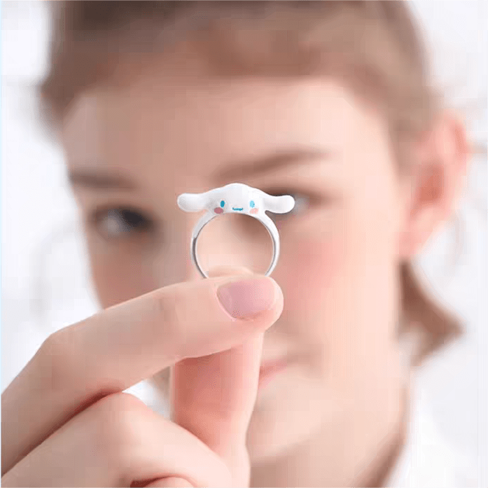 Sanrio Enamel Cinnamoroll Ring - ArtGalleryZen