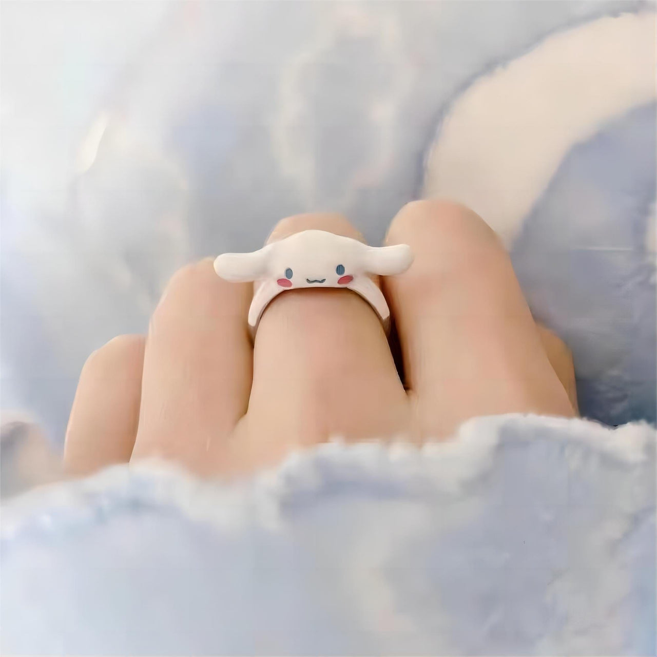 Sanrio Enamel Cinnamoroll Ring - ArtGalleryZen