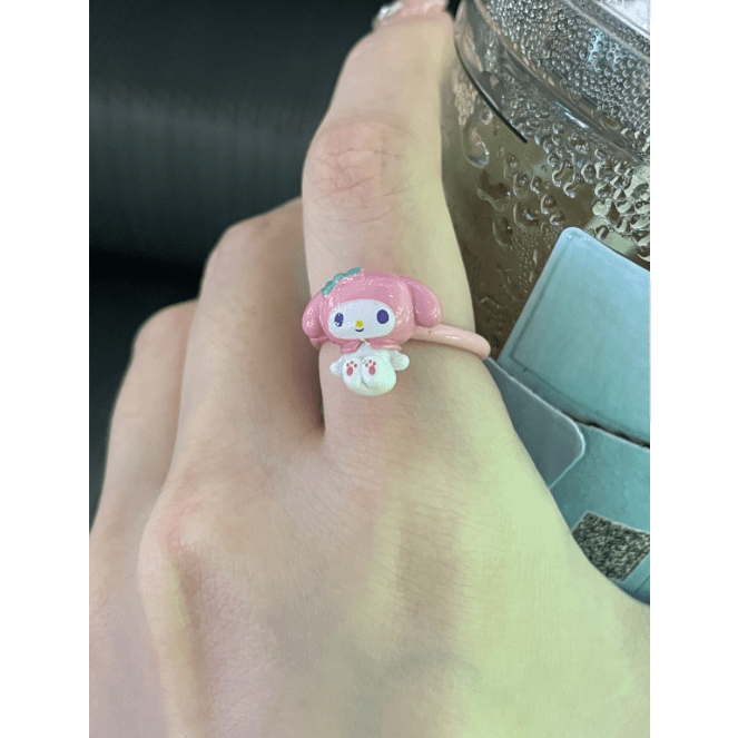 Sanrio Enamel My Melody Open Ring - ArtGalleryZen