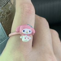 Thumbnail for Sanrio Enamel My Melody Open Ring - ArtGalleryZen