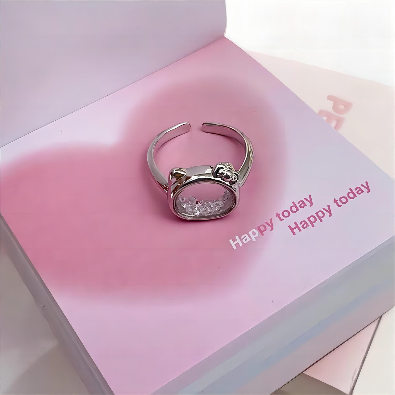 New Arrivals Kawaii Hello Kitty Couple Ring Sanrio Necklace Cartoon  Cinnamoroll Kuromi Kirby My Melody Girlfriend Rings Pochacco | Fruugo IE