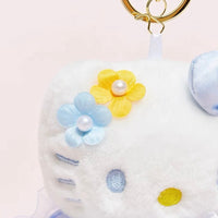 Thumbnail for Sanrio Floral Hello Kitty Plush Keychain Doll - ArtGalleryZen