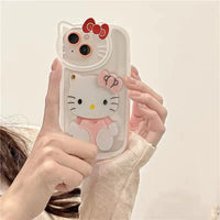 Thumbnail for Sanrio Hello Kitty iPhone Case With Cosmetic Mirror - ArtGalleryZen