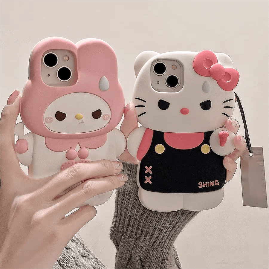 Sanrio Hello Kitty My Melody iPhone Case - ArtGalleryZen