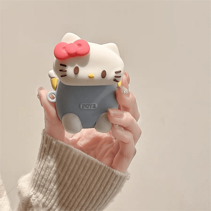 Sanrio Hello Kitty Sleeping On Tummy AirPods Earphone Case - ArtGalleryZen