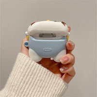 Thumbnail for Sanrio Hello Kitty Sleeping On Tummy AirPods Earphone Case - ArtGalleryZen