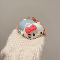 Thumbnail for Sanrio Hello Kitty Sleeping On Tummy AirPods Earphone Case - ArtGalleryZen