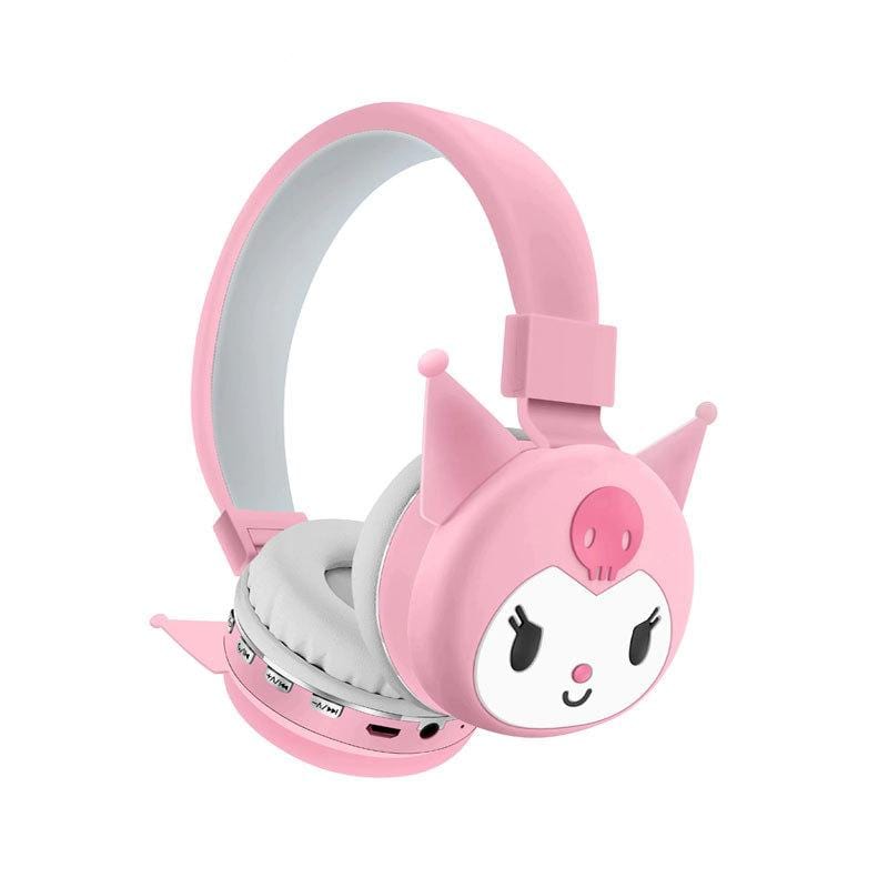 Sanrio Kuromi Hello Kitty Bluetooth Wireless Stereo Headset Earphone Headphone - ArtGalleryZen
