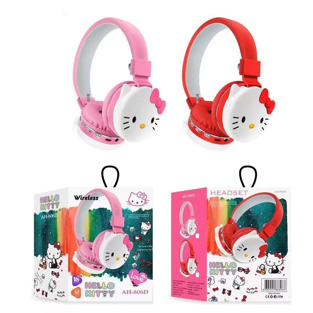 Sanrio Kuromi Hello Kitty Bluetooth Wireless Stereo Headset Earphone Headphone - ArtGalleryZen