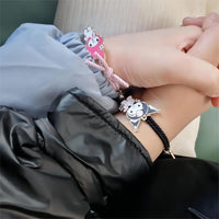 Thumbnail for Sanrio Kuromi My Melody Magnetic Rope Chain Bracelet Set - ArtGalleryZen