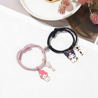 Thumbnail for Sanrio Kuromi My Melody Magnetic Rope Chain Bracelet Set - ArtGalleryZen