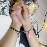 Thumbnail for Sanrio Kuromi My Melody Magnetic Rope Chain Bracelet Set - ArtGalleryZen