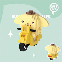 Thumbnail for Sanrio LEGO Compatible Motor To Go Building Bricks - ArtGalleryZen