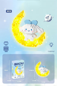Thumbnail for Sanrio LEGO Compatible On-The-Moon Building Bricks - ArtGalleryZen