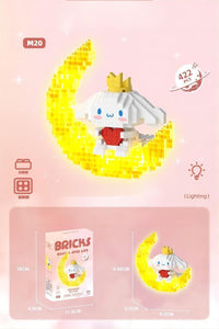 Thumbnail for Sanrio LEGO Compatible On-The-Moon Building Bricks - ArtGalleryZen