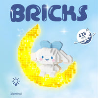 Thumbnail for Sanrio LEGO Compatible On-The-Moon Building Bricks - ArtGalleryZen
