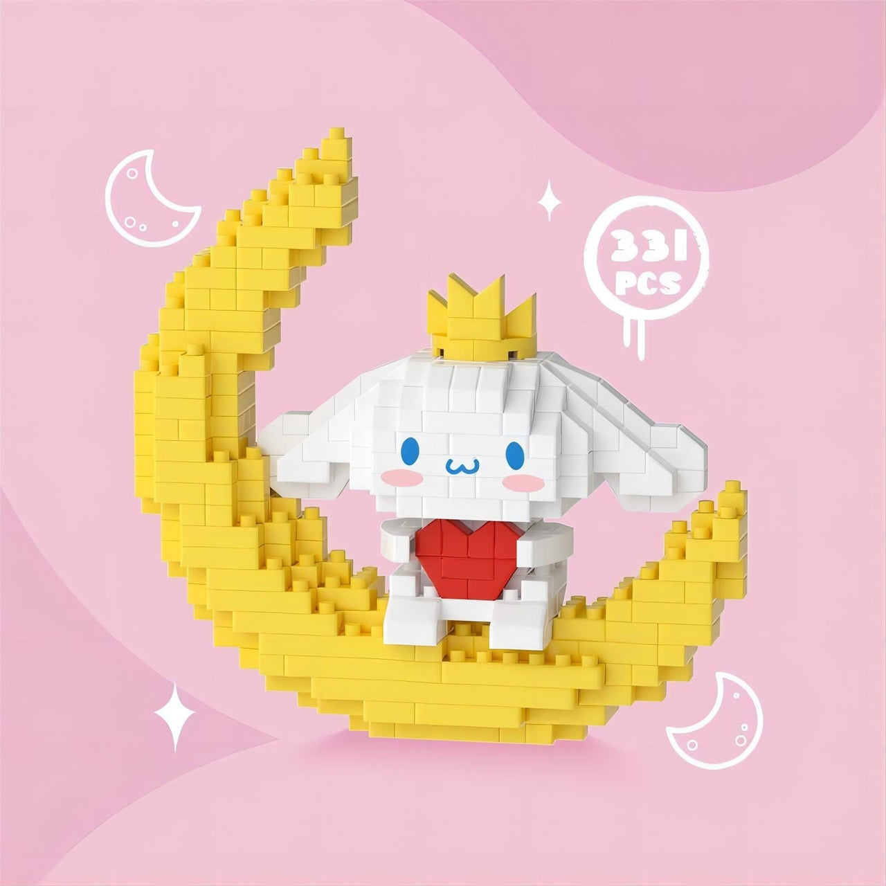 Sanrio LEGO Compatible On-The-Moon Building Bricks - ArtGalleryZen