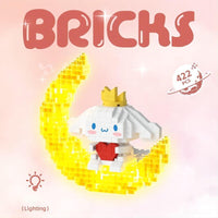 Thumbnail for Sanrio LEGO Compatible On-The-Moon Building Bricks - ArtGalleryZen
