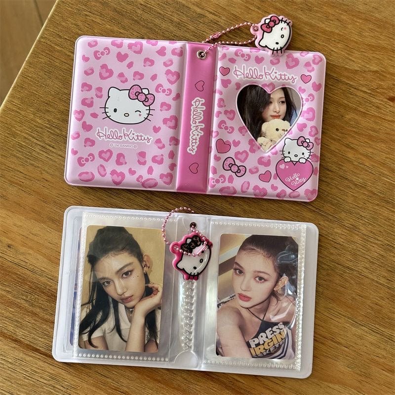 Sanrio Leopard Hello Kitty Kpop 3 Inch Mini Photocard Album - ArtGalleryZen