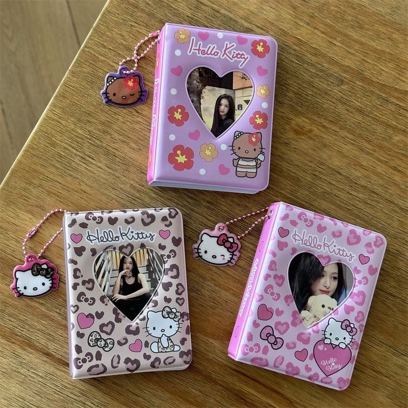 Sanrio Leopard Hello Kitty Kpop 3 Inch Mini Photocard Album - ArtGalleryZen