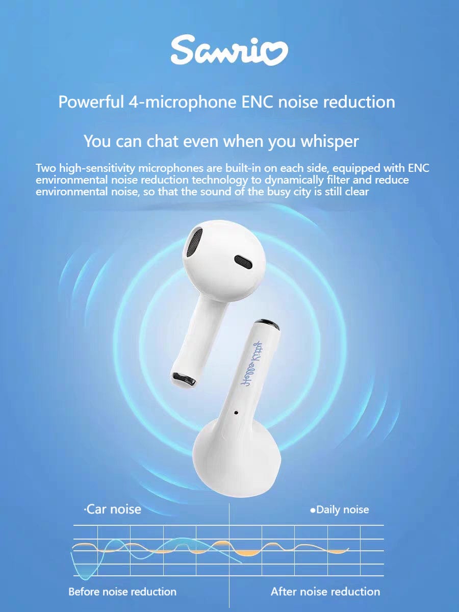 Sanrio Licensed Wireless Bluetooth Earphones - ArtGalleryZen