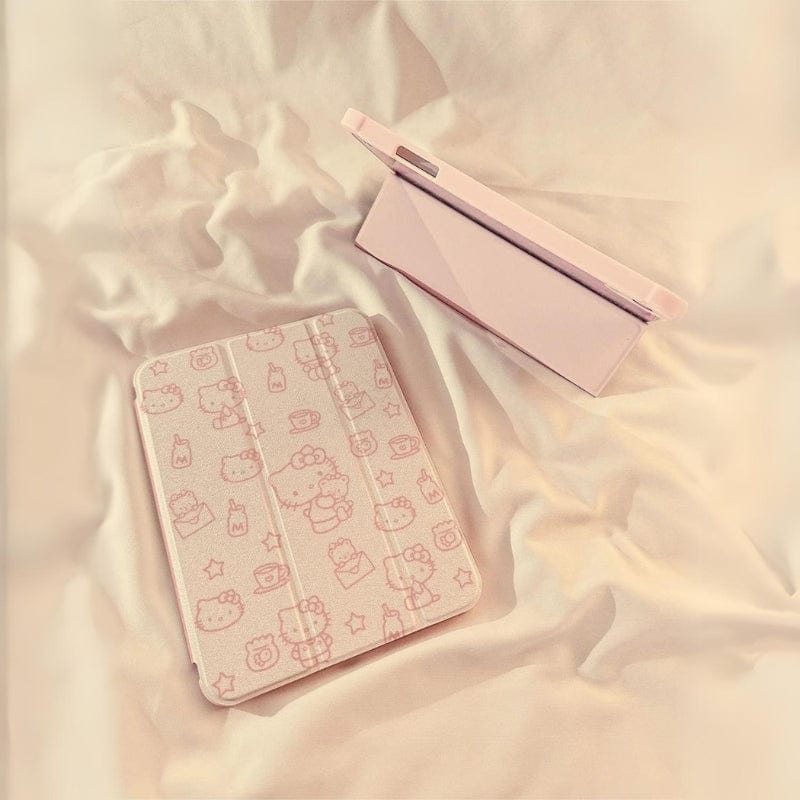 Sanrio Pink Hello Kitty iPad Case - ArtGalleryZen
