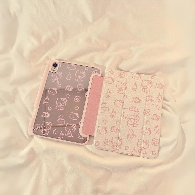 Sanrio Pink Hello Kitty iPad Case - ArtGalleryZen