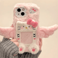 Thumbnail for Sanrio Plush Angel Wings Hello Kitty Photo Frame iPhone Case - ArtGalleryZen