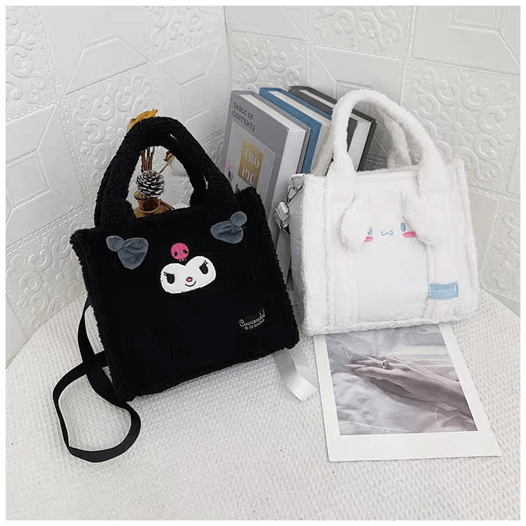 Sanrio Plush Crossbody Tote Bag - ArtGalleryZen
