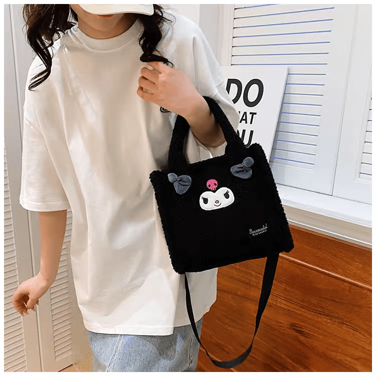 Sanrio Plush Crossbody Tote Bag - ArtGalleryZen