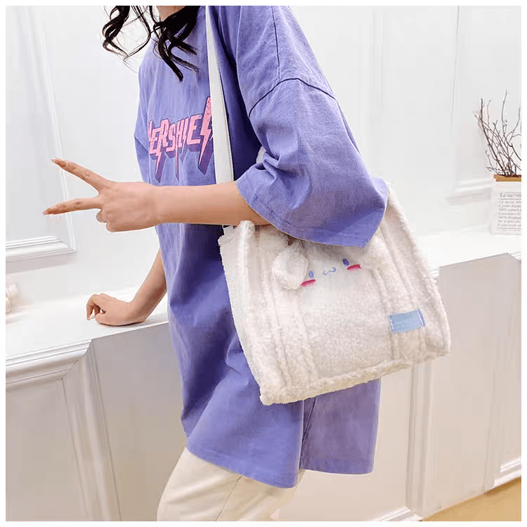 Sanrio Plush Crossbody Tote Bag - ArtGalleryZen
