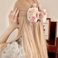 Thumbnail for Sanrio Plush Hello Kitty Chignon Claw Clip Hair Clip - ArtGalleryZen