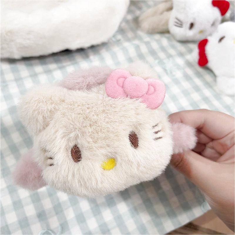Sanrio Plush Hello Kitty Chignon Claw Clip Hair Clip - ArtGalleryZen