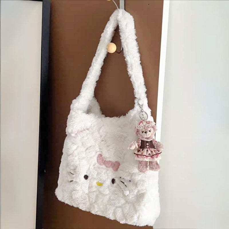 Sanrio Plush Hello Kitty Shoulder Bag - ArtGalleryZen