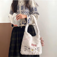 Thumbnail for Sanrio Plush Hello Kitty Shoulder Bag - ArtGalleryZen