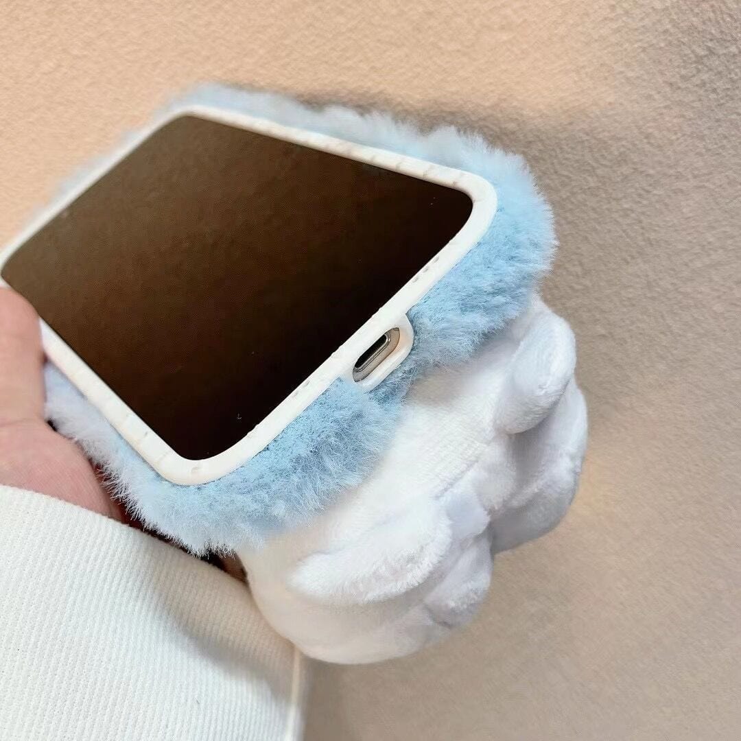 Sanrio Plush Rotating Tail Pochacco iPhone Case - ArtGalleryZen