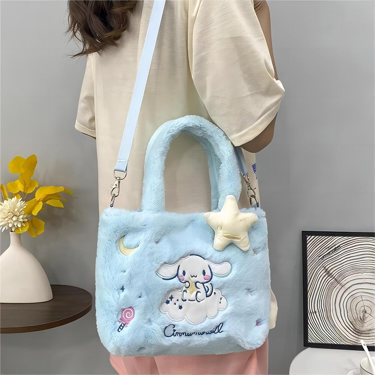 Sanrio Plush Single Shoulder Crossbody Bag - ArtGalleryZen