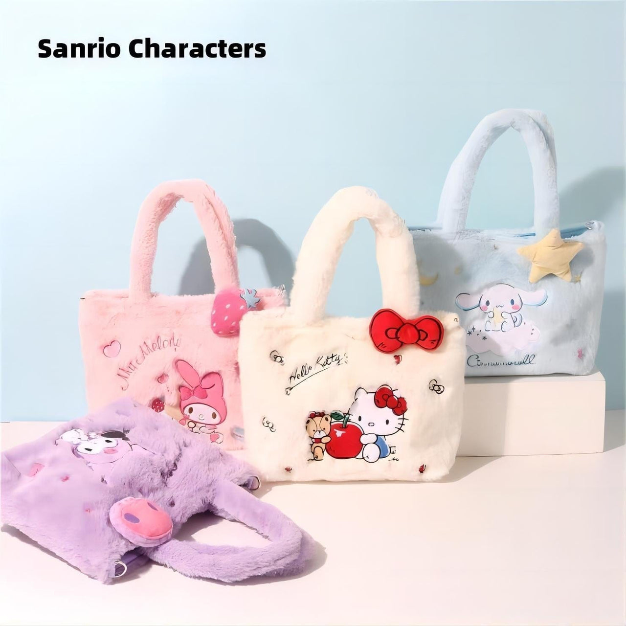 Sanrio Plush Single Shoulder Crossbody Bag - ArtGalleryZen