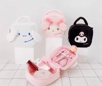 Thumbnail for Sanrio Plush Small Square Bag Cosmetic Toiletry Bag Portable Travel Organizer - ArtGalleryZen