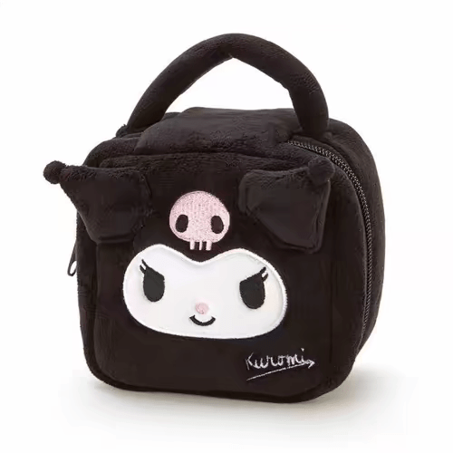 Sanrio Plush Small Square Bag Cosmetic Toiletry Bag Portable Travel Organizer - ArtGalleryZen