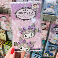 Thumbnail for Sanrio Rhinestone Pearl Inlaid My Melody Kuromi Hair Clip Set - ArtGalleryZen